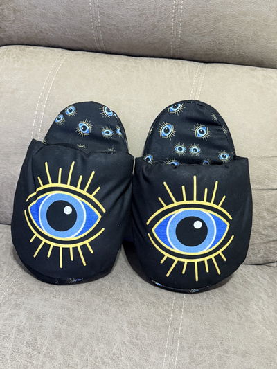 Pantuflon animado ojo turco