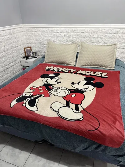 Manta Mickey y Minnie amor polar soft premium 