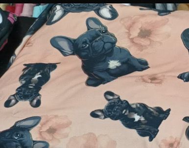 PIJAMA PERRITOS NEGROS FULL PRINT