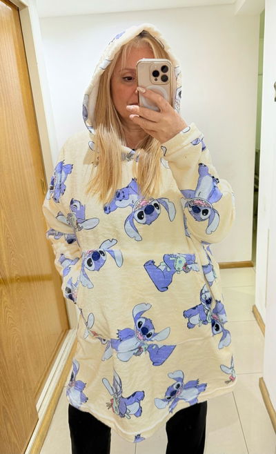 Buzo manta Stitch plus size