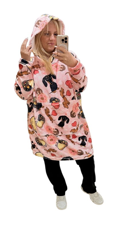Buzo manta perro salchicha plus size