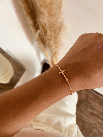 Pulsera Cruz Gold