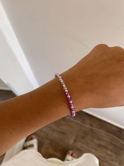 Pulsera Degrade Violeta