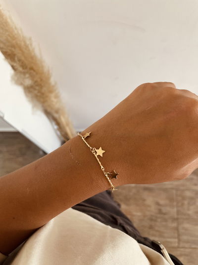 Pulsera Estrellas Gold