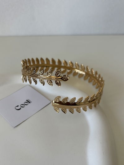 Brazalete laurel (de metal)