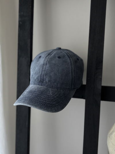Gorra gastada estilo vintage azul