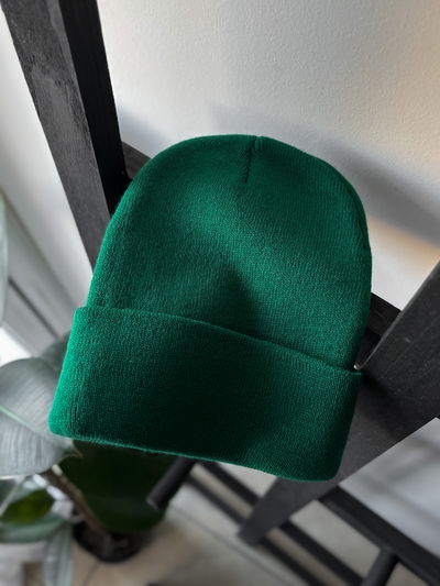 Gorro de lana verde benetton