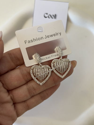 Aros micropave corazones de a.b
