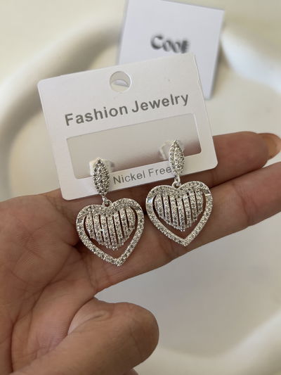 Aros micropave corazones de a.b