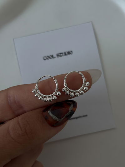 Argollas abundancia  (14mm) 