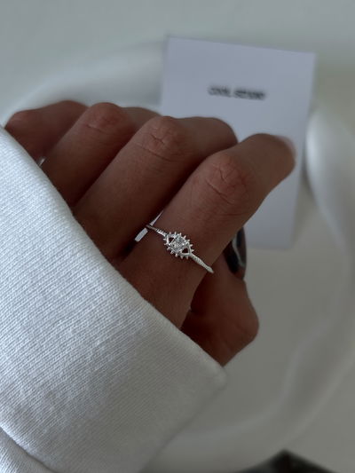 Anillo ojito cubic  (seleccionar talle)