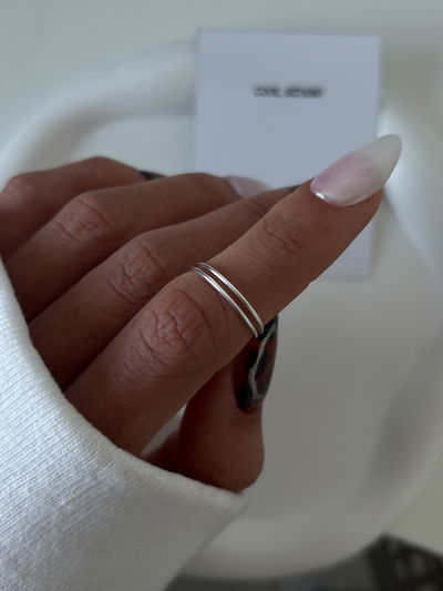 Anillo doble (media falange)