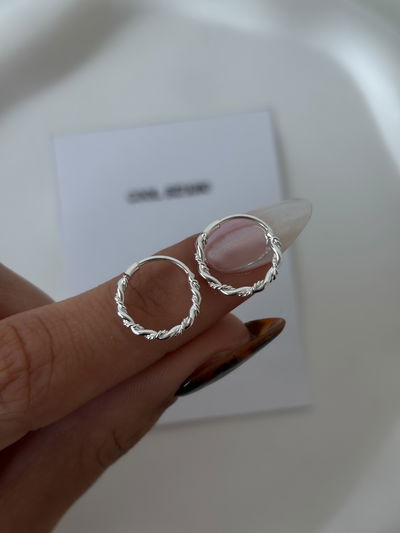 Argollas trenzadas (14mm)
