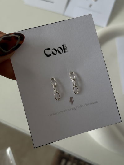 Aros colgantes chain (20mm de largo)