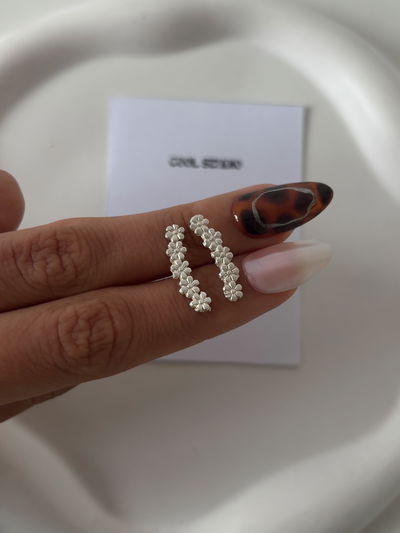 Aros trepadores de flor (par)