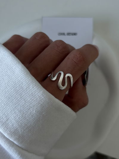 Anillo onda  (seleccionar talle)
