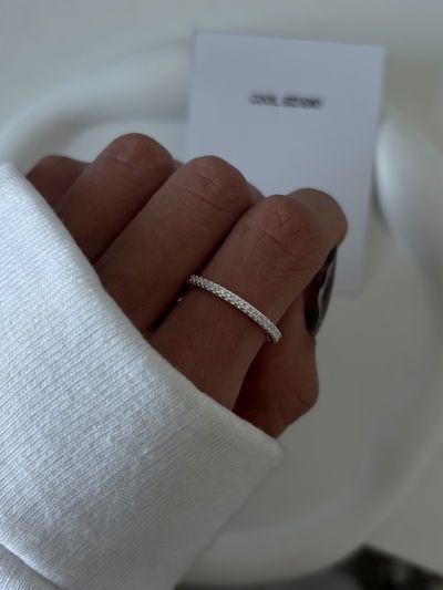 Anillo cubics clásico (seleccionar talle)