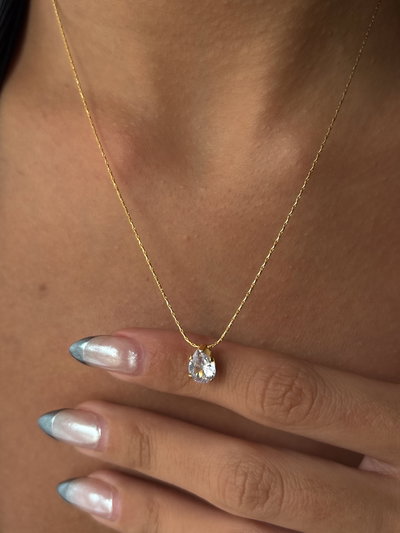 Collar cubic gotita 