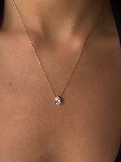 Collar cubic gotita 