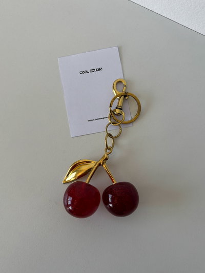 Llavero charms cereza