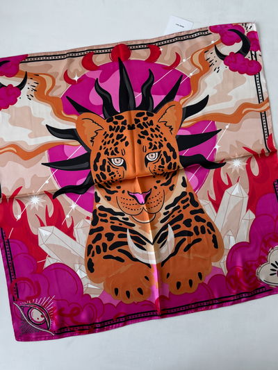 Pañuelo estampado de tigre