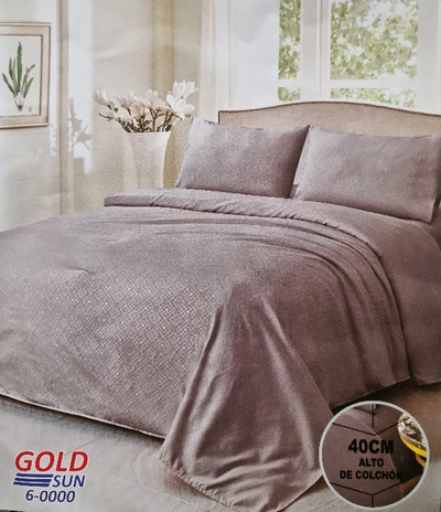 SABANA GOLDSUN LISA FULL 2 PLAZAS 2500 HILOS