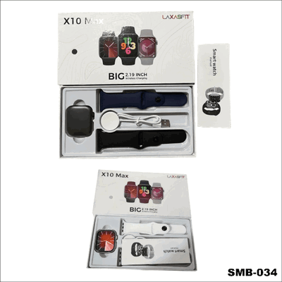 SMART WATCH X10 MAX BIG 2.19 DOBLE MALLA INTERCAMBIABLES