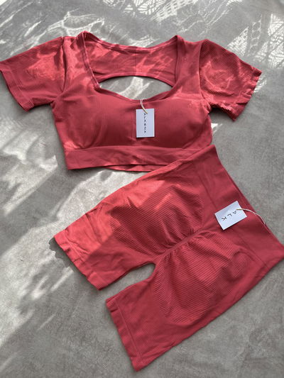 Set Grecia coral 