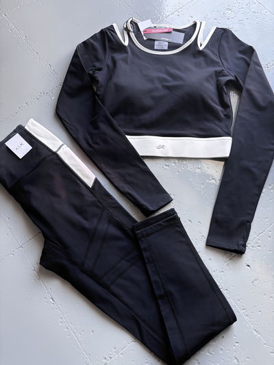 Set I Run frizado negro