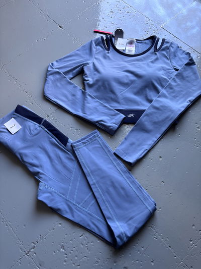 Set I Run frizado  azul