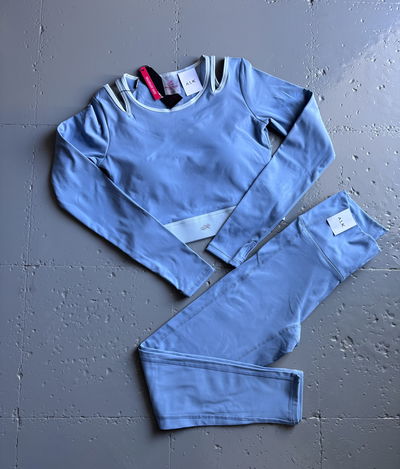 Set I Run frizado celeste 