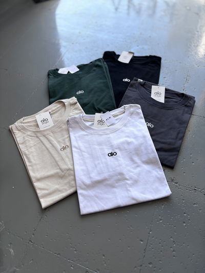 Remera Alo yoga blanco