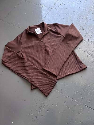 Crop top Antonia chocolate 
