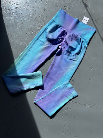 Legging Iconic celeste-violeta