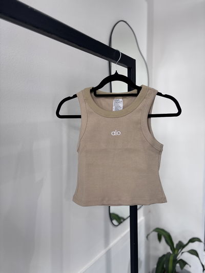   Muscu alo beige con blanco