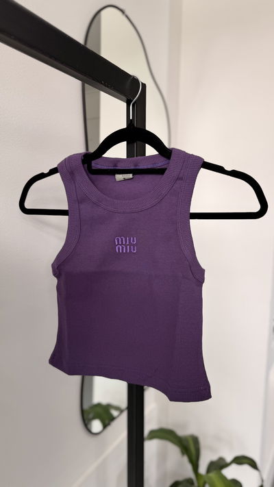   Top miu miu violeta 
