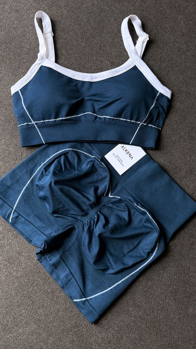  Set Scilia azul petróleo 