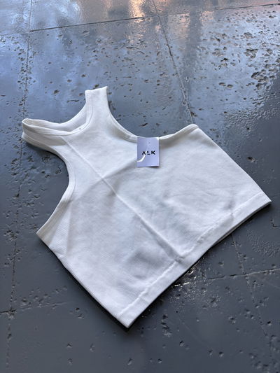  Crop top Aura blanco