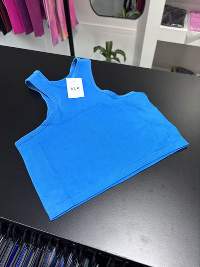  Crop top Aura turquesa 