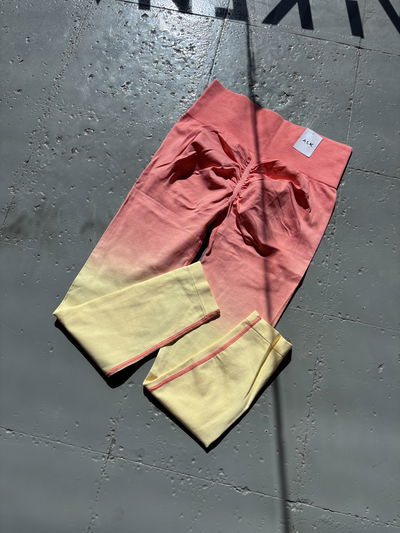 Legging degrade naranja
