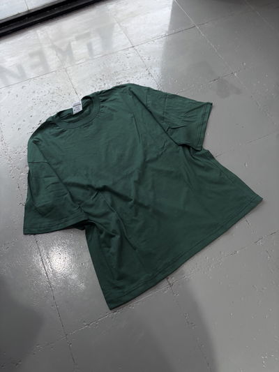 Remera boxy lisa verde 