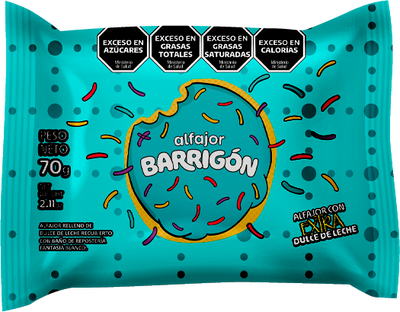 ALFAJOR BARRIGON PREMIUM BLANCO 70GRS DISPLAY X 10U