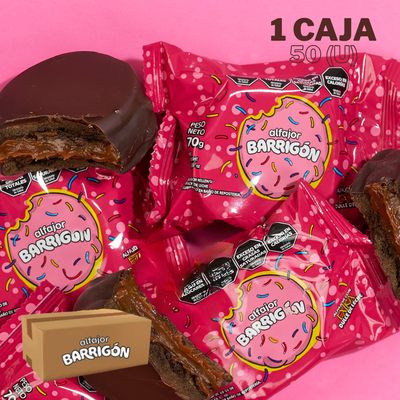 ALFAJOR BARRIGON PREMIUM NEGRO 70GRS 1 CAJA (50U)