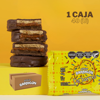 ALFAJOR BARRIGON DE BARRIO (CHOCOLATE) 45GRS 1 CAJA (40U)