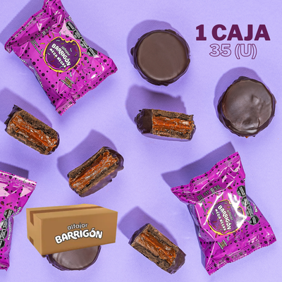 ALFAJOR BARRIGON NEGRO 100GRS 1 CAJA (35U)