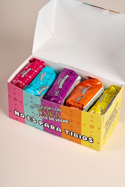 Display Degustación x5 alfajores