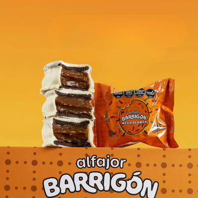 ALFAJOR BARRIGON BLANCO 100GRS 7 UNIDADES (1 DISPLAY)