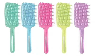50158 - CEPILLO FLEXIBLE FINGER BRUSH PARA RULOS ROSA