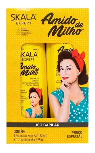 KIT AMIDO DE MILHO SHAMP 325 ml + ACOND 325 ml