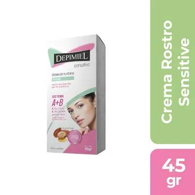 CREMA DEPILATORIA ROSTRO (A+B) SENSITIVE 45 gr.